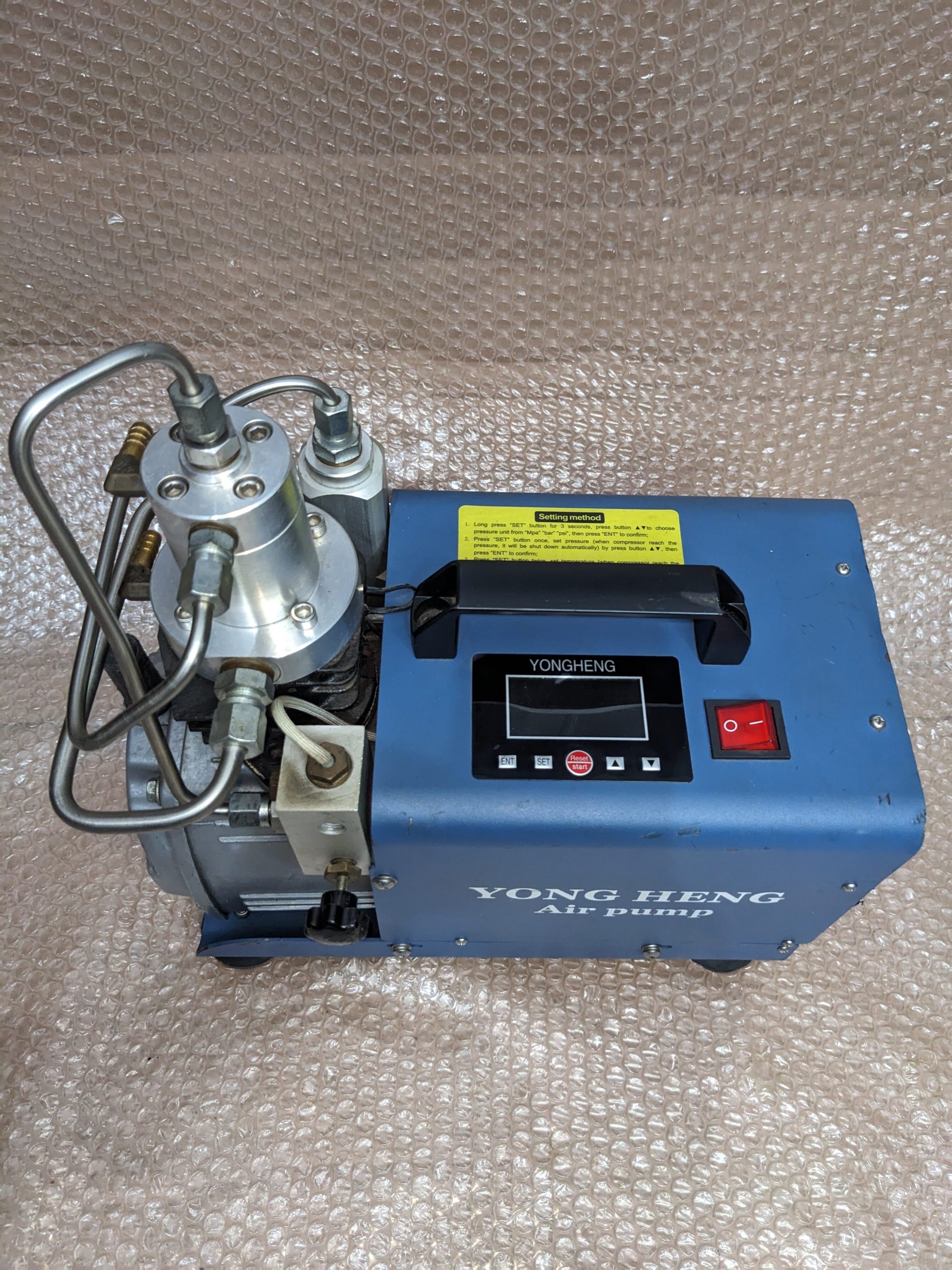Yong Heng YH-QB01 Auto-Stop PCP Electric Air Pump Adjustable 100 - 300BAR High Pressure Compressor